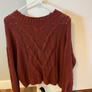 Billabong Women's Sweater - Deep Rust